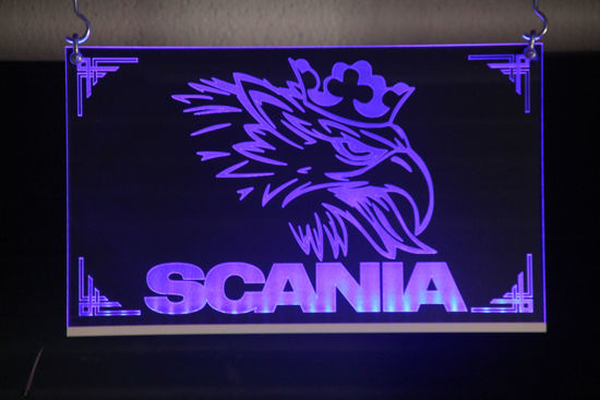 Scania Greif Rückwandschild