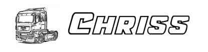 LKW Namensschild mit Gravur - Chriss 