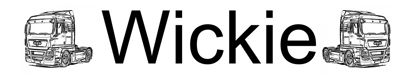 LKW Namensschild mit Gravur - Wicky