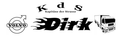 LKW Namensschild mit Gravur - Dirk