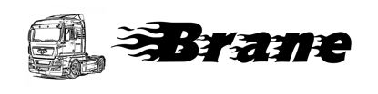 LKW Namensschild mit Gravur - Brane