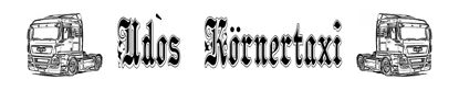 LKW Namensschild mit Gravur - Udo`s  Körnertaxi
