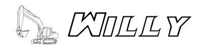 LKW Namensschild mit Gravur - Willy 