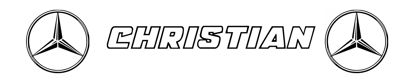 LKW Namensschild mit Gravur - CHRISTIAN