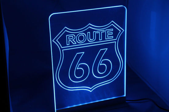 Leuchtschild Route 66