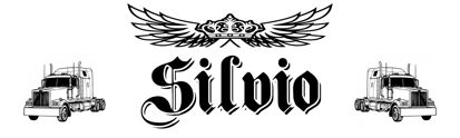 Beleuchtetes LKW Namensschild mit Silvio LED Gravur