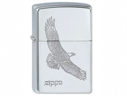 Zippo Feuerzeug - Eagle Chrome