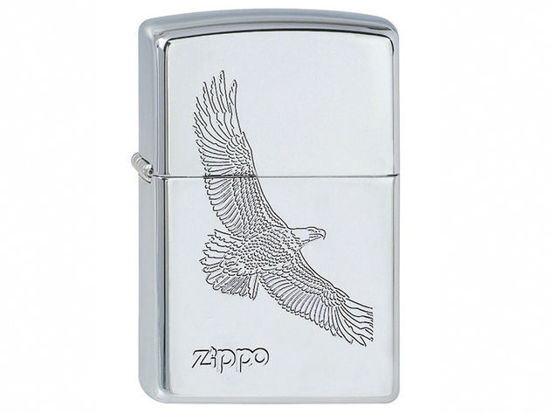 Zippo Feuerzeug - Eagle Chrome