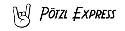Beleuchtetes LKW Namensschild mit Pötzl Express LED Gravur