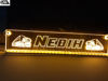 LED Namensschild, LKW Namensschild, Truckerschild, PKW Namensschild, LKW Namensschild beleuchtet, LKW Namensschild LED, Namensschild, Namensschilder beleuchtet Nebih 