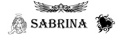 Beleuchtetes LKW Namensschild mit SABRINA  LED Gravur