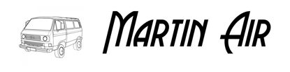 Beleuchtetes LKW Namensschild mit  Martin Air LED Gravur