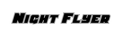 Beleuchtetes LKW Namensschild mit Night Flyer  LED Gravur