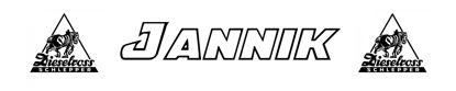 Beleuchtetes LKW Namensschild mit Jannik LED Gravur