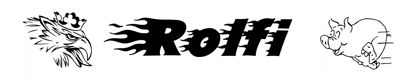 Beleuchtetes LKW Namensschild mit Rolfi  LED Gravur