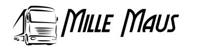 Beleuchtetes LKW Namensschild mit Mille Maus  LED Gravur