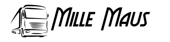 Beleuchtetes LKW Namensschild mit Mille Maus  LED Gravur