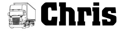Beleuchtetes LKW Namensschild mit Chris LED Gravur