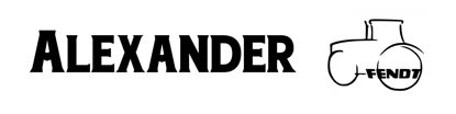 Beleuchtetes LKW Namensschild mit Alexander  LED Gravur