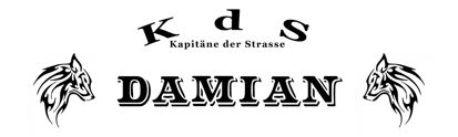 Beleuchtetes LKW Namensschild mit DAMIAN LED Gravur