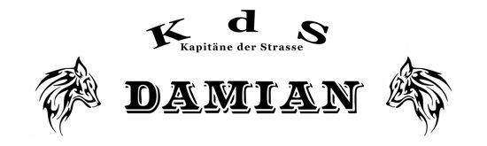 Beleuchtetes LKW Namensschild mit DAMIAN LED Gravur