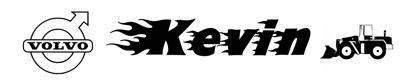 Beleuchtetes LKW Namensschild mit Kevin LED Gravur