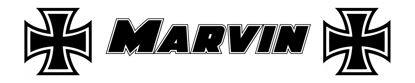 Beleuchtetes LKW Namensschild mit Marvin LED Gravur