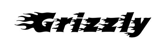 Beleuchtetes LKW Namensschild mit Grizzly LED Gravur