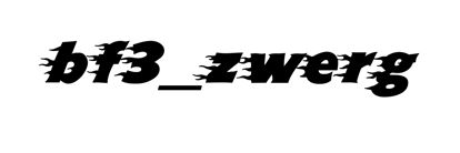 Beleuchtetes LKW Namensschild mit bf3_zwerg LED Gravur