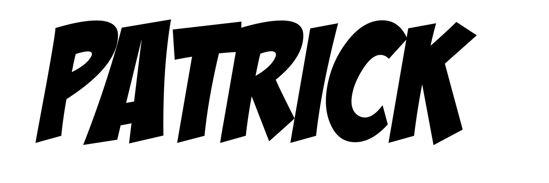 Beleuchtetes LKW Namensschild mit PATRICK  LED Gravur