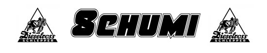 Beleuchtetes LKW Namensschild mit Schumi LED Gravur
