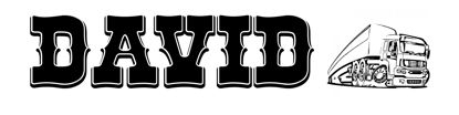 Beleuchtetes LKW Namensschild mit David LED Gravur