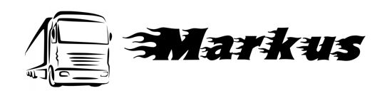 Beleuchtetes LKW Namensschild mit Markus LED Gravur