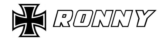Beleuchtetes LKW Namensschild mit RONNY LED Gravur