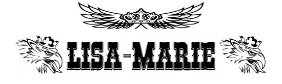 Beleuchtetes LKW Namensschild mit Lisa-Marie LED Gravur