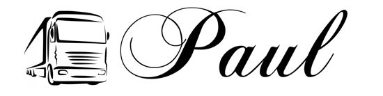 Beleuchtetes LKW Namensschild mit Paul  LED Gravur