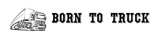 Beleuchtetes LKW Namensschild mit BORN TO TRUCK LED Gravur