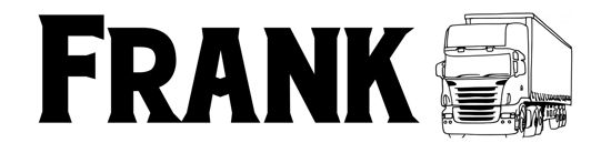 Beleuchtetes LKW Namensschild mit Frank LED Gravur