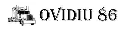 Beleuchtetes LKW Namensschild mit Ovidiu 86 LED Gravur
