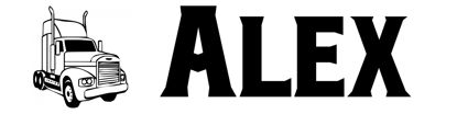 Beleuchtetes LKW Namensschild mit Alex LED Gravur