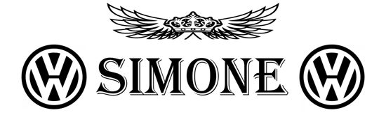 Beleuchtetes LKW Namensschild mit SIMONE LED Gravur