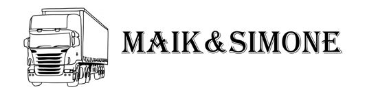 Beleuchtetes LKW Namensschild mit MAIK&SIMONE  LED Gravur