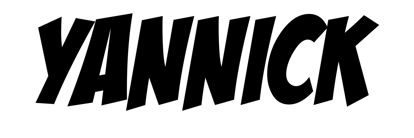 Beleuchtetes LKW Namensschild mit YANNICK LED Gravur