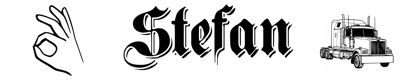 Beleuchtetes LKW Namensschild mit Stefan LED Gravur