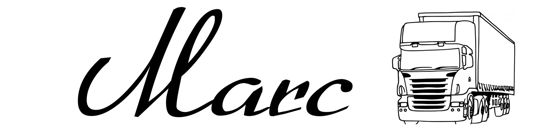 Beleuchtetes LKW Namensschild mit Marc LED Gravur
