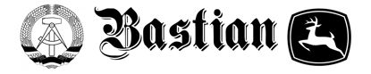 Beleuchtetes LKW Namensschild mit Bastian LED Gravur