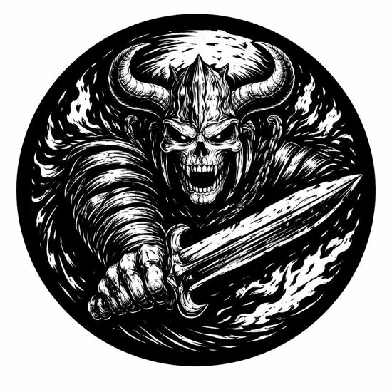 Schädel Krieger Untersetzer aus Schiefer – Gothic & Fantasy Design