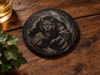 Werwolf Schieferuntersetzer – Dunkles Fantasy & Horror Design