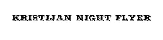 Beleuchtetes LKW Namensschild mit KRISTIJAN NIGHT FLYER LED Gravur