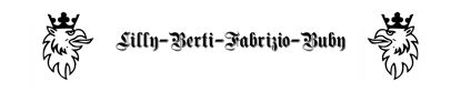 Beleuchtetes LKW Namensschild mit Lilly-Berti-Fabrizio-Buby LED Gravur